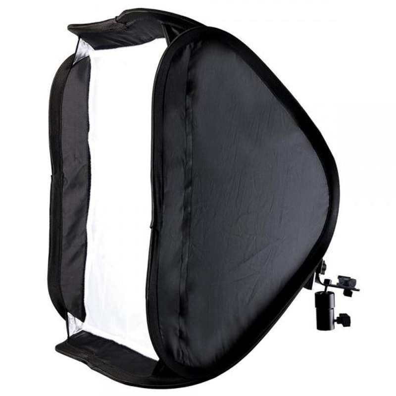 80 by 80 Softbox for Speedlight With Mounting Bracket